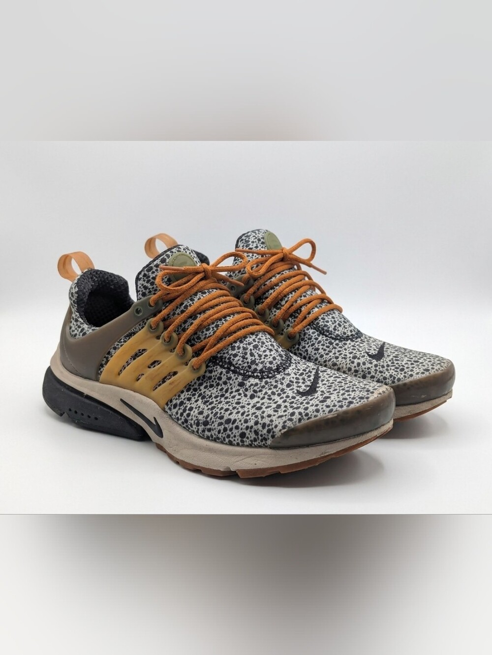 Nike Air Presto Premium Safari Sneakers Women's Size 8.5 Animal Print Running